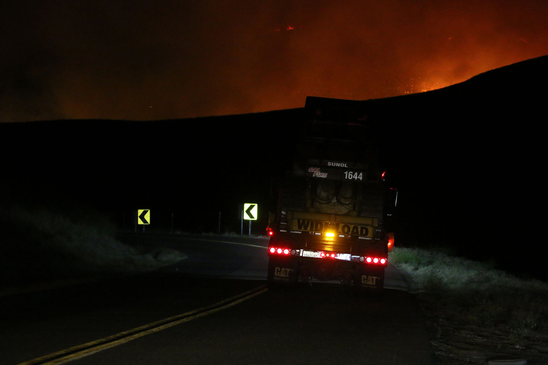 Fire in Del Puerto Canyon June 25